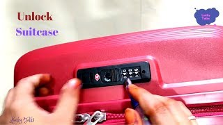 How to Set American Tourister Lock how to reset lock for american tourister  Lucky Talks [upl. by Salesin]