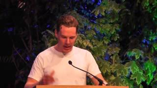 Benedict Cumberbatch reads a letter from Kurt Vonnegut at Letters Live Hay Festival [upl. by Podvin]