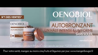 Oenobiol Autobronzant  peau claire et sensible quotun hâle uniforme sans soleilquot Pub 19s [upl. by Agni293]