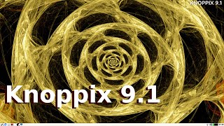 Knoppix 91 Live DVD Test [upl. by Norraa]