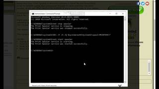 How to Reset and Clear Print Spooler in Windows [upl. by Ynehteb]