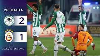 A Konyaspor 21 Galatasaray  26 Hafta  202223 [upl. by Laemaj258]