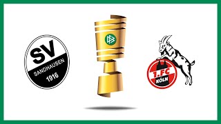 SV Sandhausen vs 1 FC Köln  Highlights  Highlights  DFB Pokal 202425 [upl. by Naelopan]