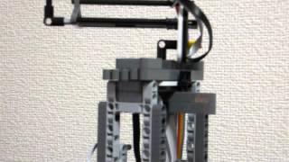 Movie3 PFM Rotary Inverted Pendulum Built by LEGO MINDSTORMS NXT and M Motor with GlideWheelM [upl. by Alesig]