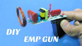 How To Make Mini EMP GUN at home DIY [upl. by Neelhtac]