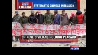 Open Chinese civilian intrusion at LAC [upl. by Melone780]