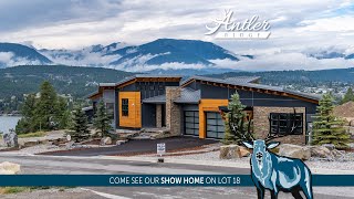 Antler Ridge Show Home on Lot 18 For Sale  Overlooking Lake Windermere  Invermere BC [upl. by Ynnel]