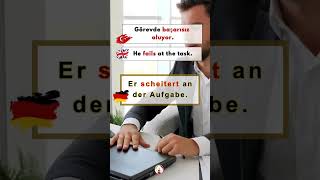 Almanca Fiil scheitern almanca shortvideo deutschlernen learngerman germanlanguage [upl. by Kent]