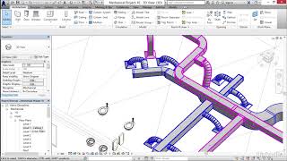 Revit tutorials Mechanical  04 10 Adding insulation [upl. by Nahamas]