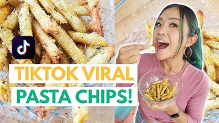 TikTok Viral PASTA CHIPS How Do They Taste [upl. by Oijimer]