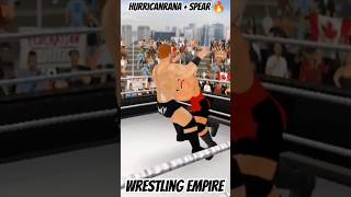 Hurricanrana  Spear 😮🔥 Wrestling Empire [upl. by Ahseiyn]