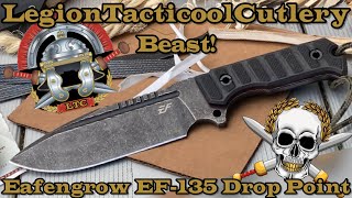 Testing the Eafengrow EF135 Drop Point Fixed Blade knife bushcraft edc fixedblade hiking [upl. by Aivekal]