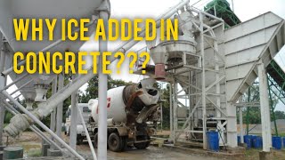 WHY ICE ARE ADDED TO CONCRETE IN BATCHING PLANTS  ENGINEER EXPLAINS [upl. by Akemrej591]