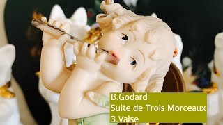 ゴダール 3つの小品の組曲 3ワルツ【フルートとピアノ】BGodard Suite de Trois Morceaux op116 3VALSE [upl. by Toby484]