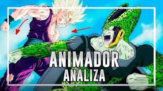 ANIMADOR ANALIZA LA PELEA DE GOHAN VS CELL l ESTO ES DRAGON BALL Z [upl. by Ailecra]