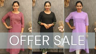 FLAT OFFER  CLEARANCE SALE 🚨😍  𝐆𝐋𝐈𝐓𝐙𝐈𝐍𝐃𝐈𝐀 FASHIONS🥰😍 [upl. by Cordeelia]