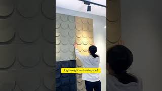 PU material is light strong vibration resistance good structural strengthinteriordesignhomedecor [upl. by Anaet]