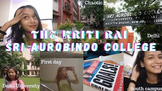 college day in my Life  Sri Aurobindo college Delhi University vlog [upl. by Sievert]