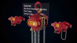 DELTA RED Premium Manual Chain Hoist [upl. by Harmon]