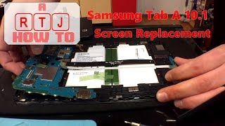 Tab A 101 T580 Glass or LCD Fix How To Video Sam Tab A 101 SMT580 or 97 SMT560 LCD GLASS T560 [upl. by Adnotal274]