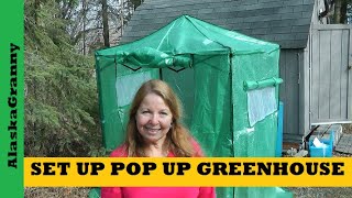 Portable Greenhouse How To Set Up Eagle Peak Pop Up Greenhouse [upl. by Aurie183]