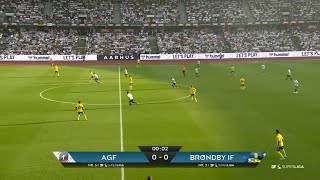 AGF Aarhus 03 Brondby Full Match HD  Denmark Superliga 20232024  Week 8 [upl. by Huttan]