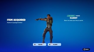 New Classy emote Fortnite item shop [upl. by Sharai]