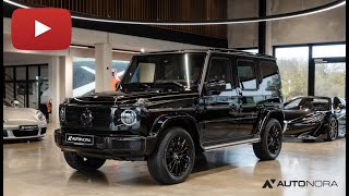 MercedesBenz G400D AMG Line Obsidian black  G manufaktur interieur Nappa black with gold stitching [upl. by Katie]