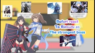 Bofuri react to Rimuru as the strongest boss Gacha reaction AU ship Rimuru x Chloe [upl. by Bloomer]