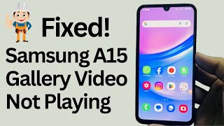 Fix Samsung A15 Gallery Video Not Playing  Samsung Gallery Video Not Playing [upl. by Aerdnaed]