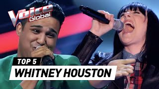 BEST WHITNEY HOUSTON Blind Auditions on The Voice [upl. by Kowal782]