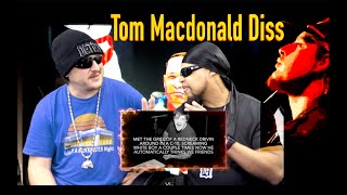 UpChurch  Tom Macdonald Diss REACTION [upl. by Lekzehcey]