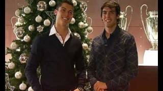 Cristiano Ronaldo and Kaká Merry Christmas [upl. by Nauqet277]