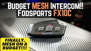 Fodsports FX10C Bluetooth Mesh Intercom  Review  It has MESH [upl. by Anhpad]