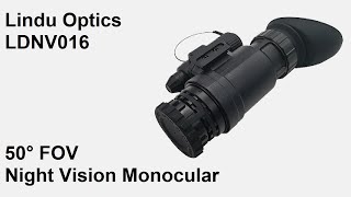 Lindu Optics LDNV016 Night Vision Monocular Review  Comparison vs PVS14 [upl. by Raama]