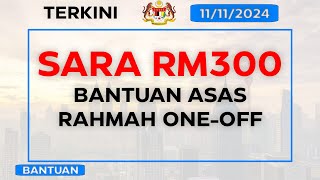 BANTUAN SARA ONEOFF RM300 [upl. by Ylliw]