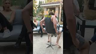 Sitting Gone Wrong prank pranks prankvideo shortsfeed laugh laughing [upl. by Artima]