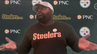 Fake Mike Tomlin Press conference  addresses winning being appreciative and practice [upl. by Tzong]