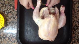 Pollo asado  Recetas al horno [upl. by Warwick]