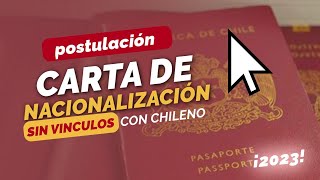 Cómo POSTULAR a la NACIONALIDAD CHILENA [upl. by Gass581]