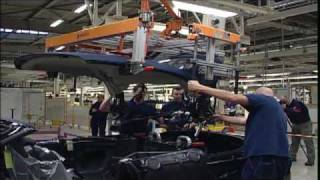 saab 93 convertible production sweden 1112010 [upl. by Leahcin]