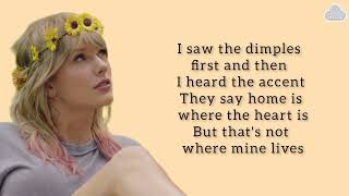 TAYLOR SWIFT  London Boy Lyrics [upl. by Parnell]