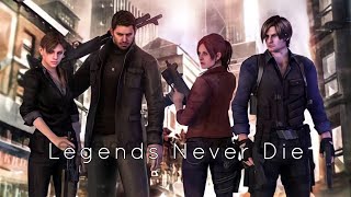 Resident Evil Characters  Legends Never Die  Music Video [upl. by Nalon]