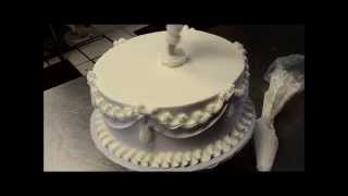 Wedding Cake Decorating in 5 min  Learn The Secrets of Bakery [upl. by Enaelem]