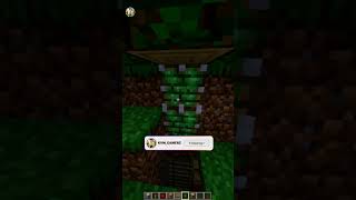 Build a Secret Tree Door 🌲🔍 Minecraft Style  MUST WATCH shorts minecraft [upl. by Briano791]