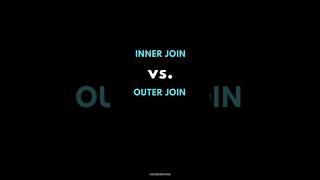 SQL INNER JOIN vs OUTER JOIN Comparison✍️ [upl. by Ahsatin311]