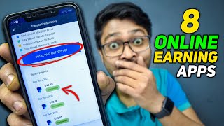 Best 8 Online Earning Apps That Pay You Real Money Without Any Investment [upl. by Ahserkal]