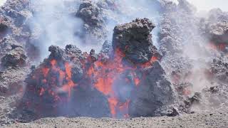 Eruzione Etna Parossismo Voragine 04 agosto 2024 [upl. by Issiah]