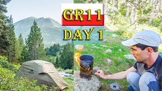 How to Bivouac or Wild Camp on GR11 trail in Pyrenees Spain Day 1 Guils de CerdanyaRefugi Malniu [upl. by Akehs]