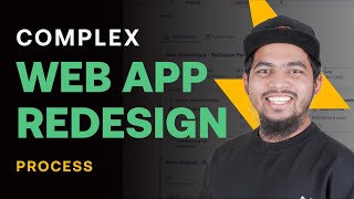 Redesign process of a complicated SaaS web app [upl. by Odnamra]